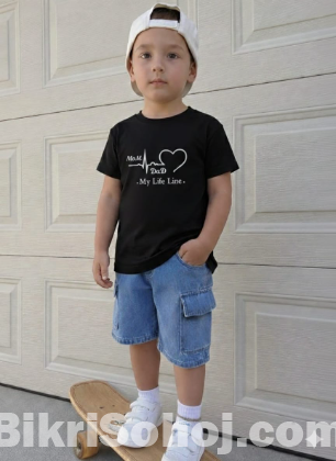 Baby TShirt and Denim Pant Set